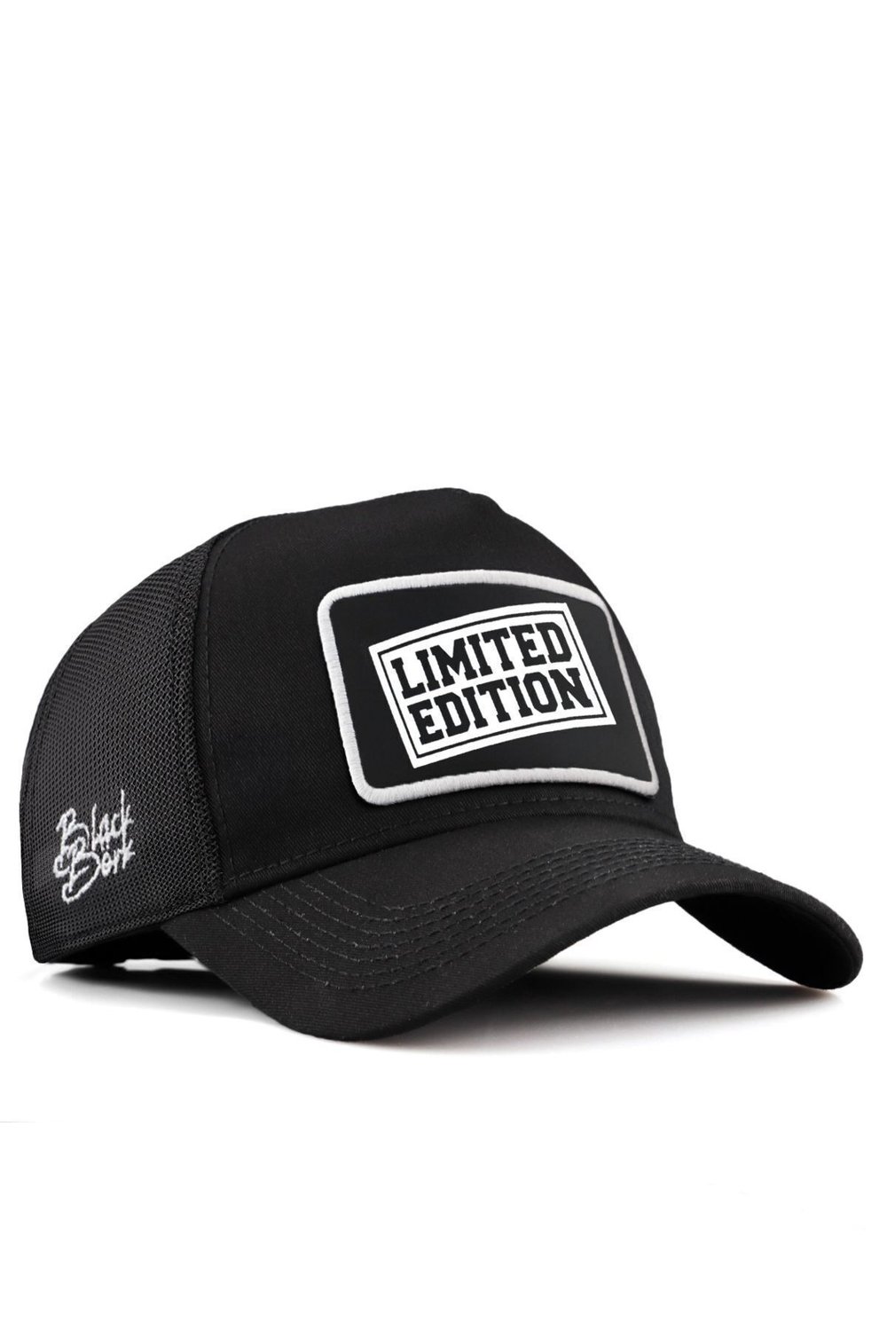 Limited Edition Logolu Siyah Trucker Şapka