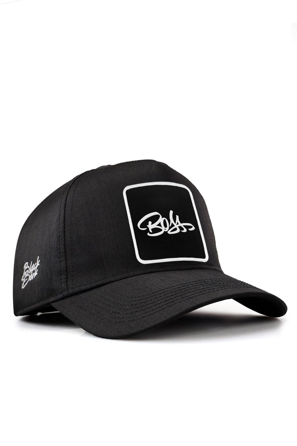 V1 Baseball Boss - 4sb Kod Logolu Unisex Siyah Cordura Kumaş Şapka (CAP)