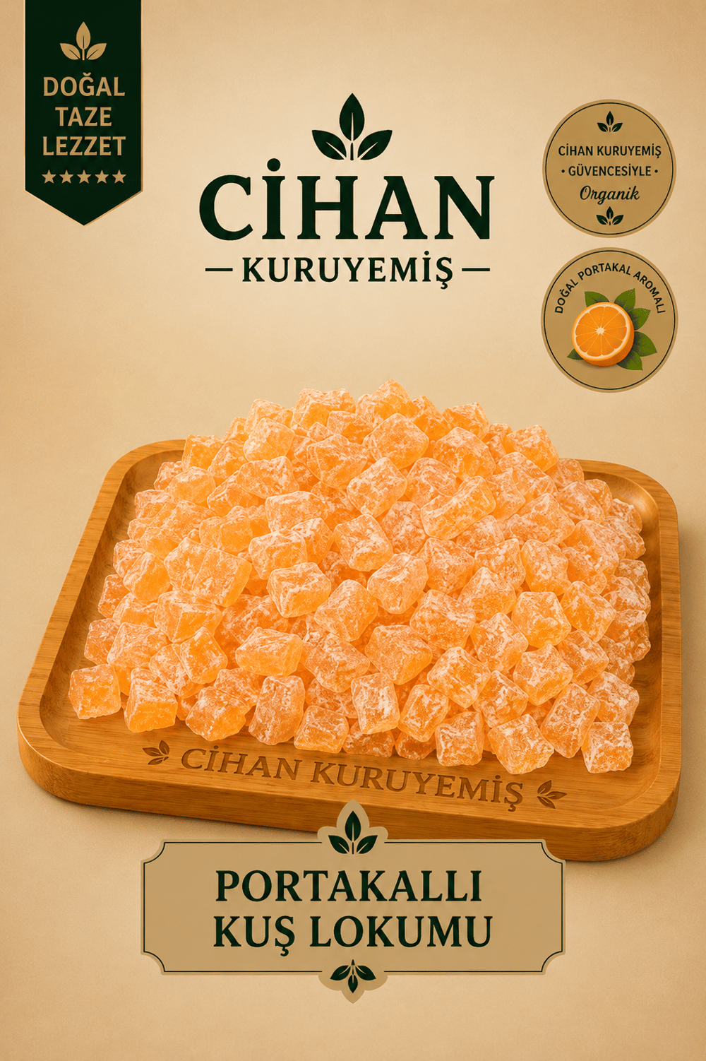 Portakallı Kuş Lokumu