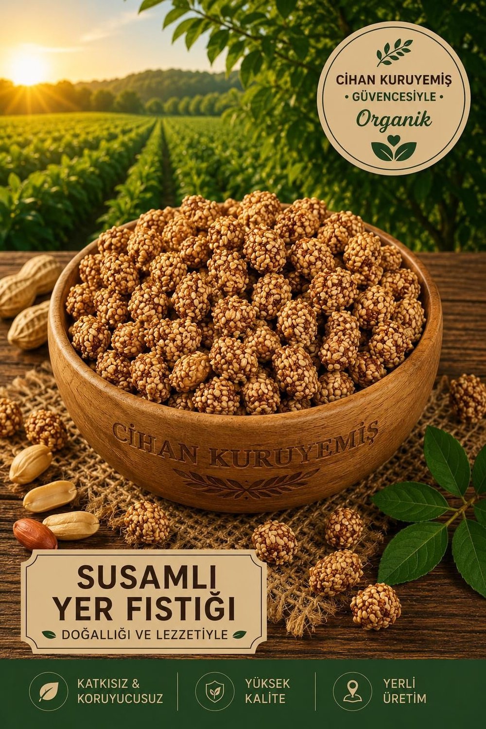 Susamlı Fıstık
