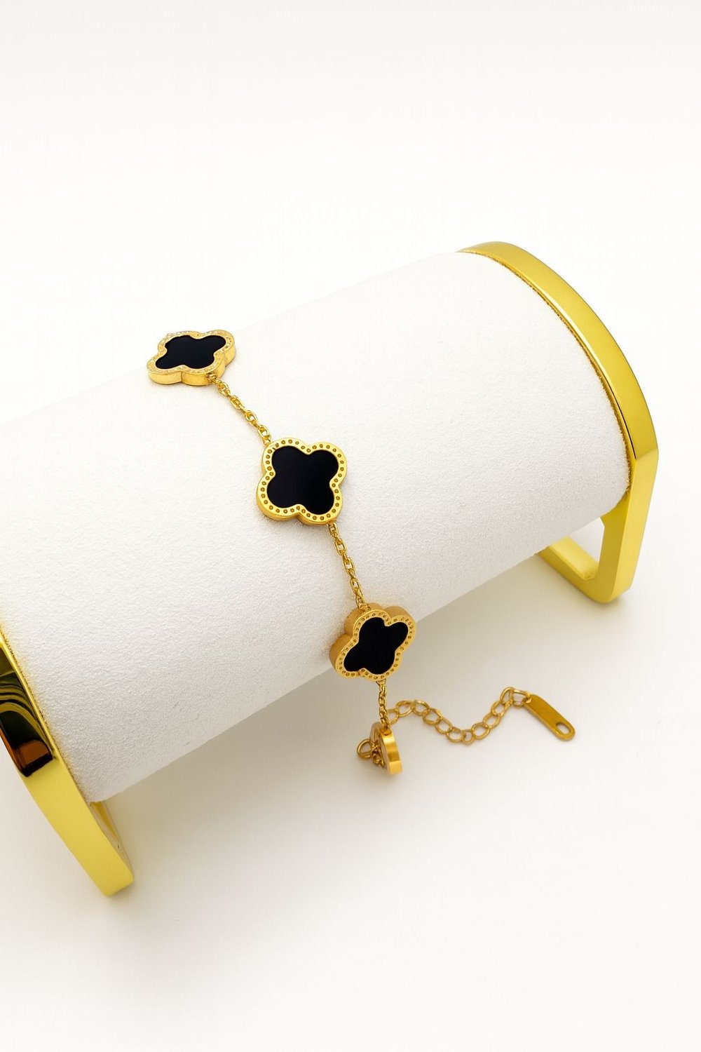 Leaf Full Black Bracelet
