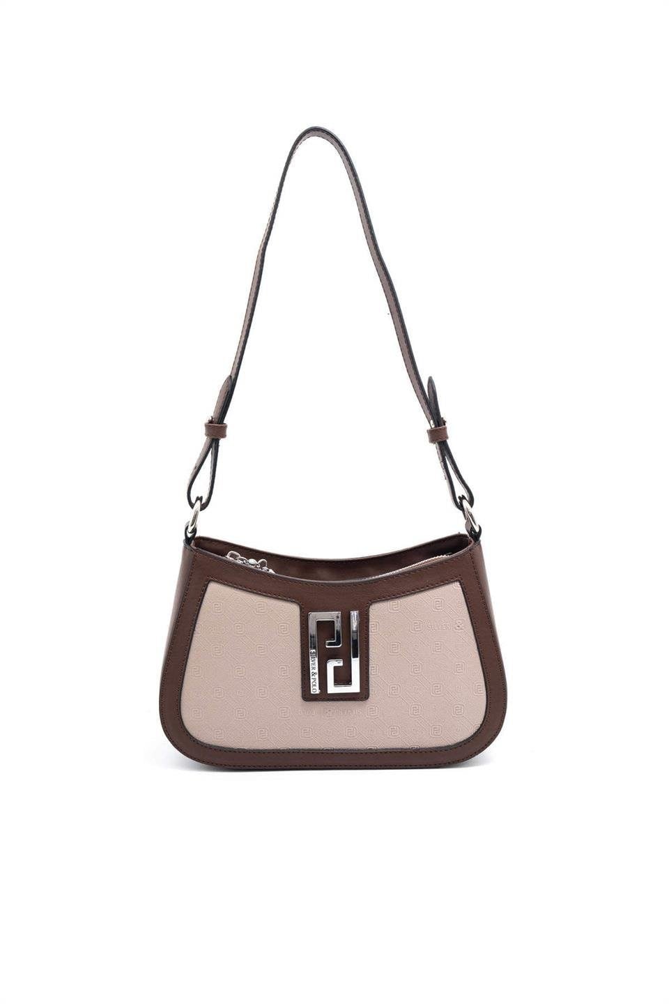 Silver & Polo SP1132 Kadın Çapraz Çanta Fashion A.Vizon-Kahve