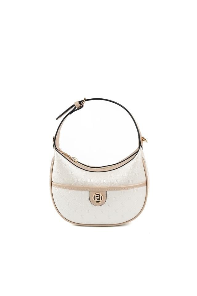 Silver & Polo SP1194 Kadın Omuz Çantası Logolu Sedef-S.Nut