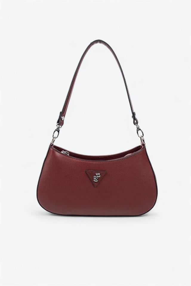 Silver & Polo SP1251 Kadın Omuz Çantası Düz Bordo