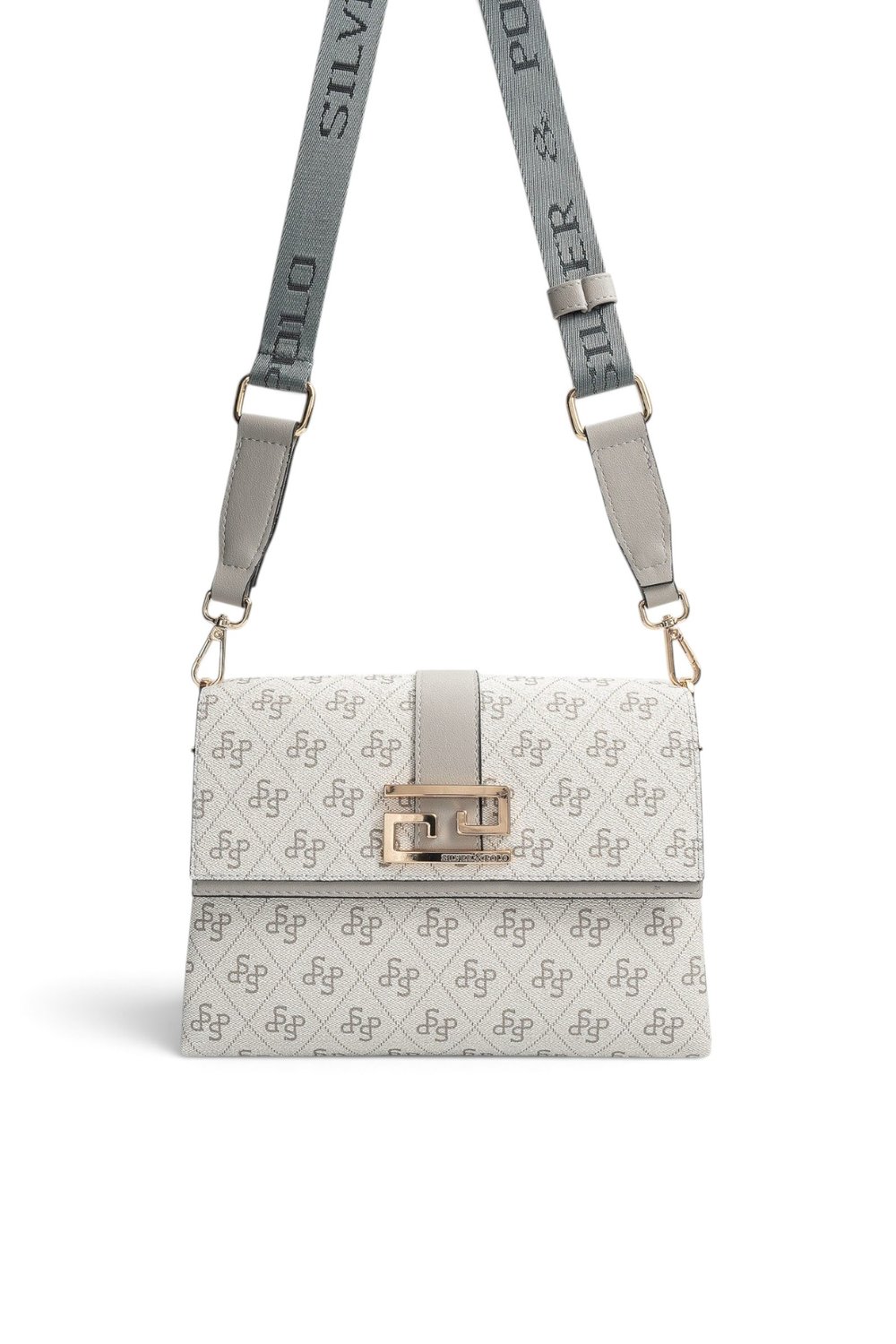 SP1009 Kadın Çapraz Çanta Monogram A.Gri - Gri SP1009-M178
