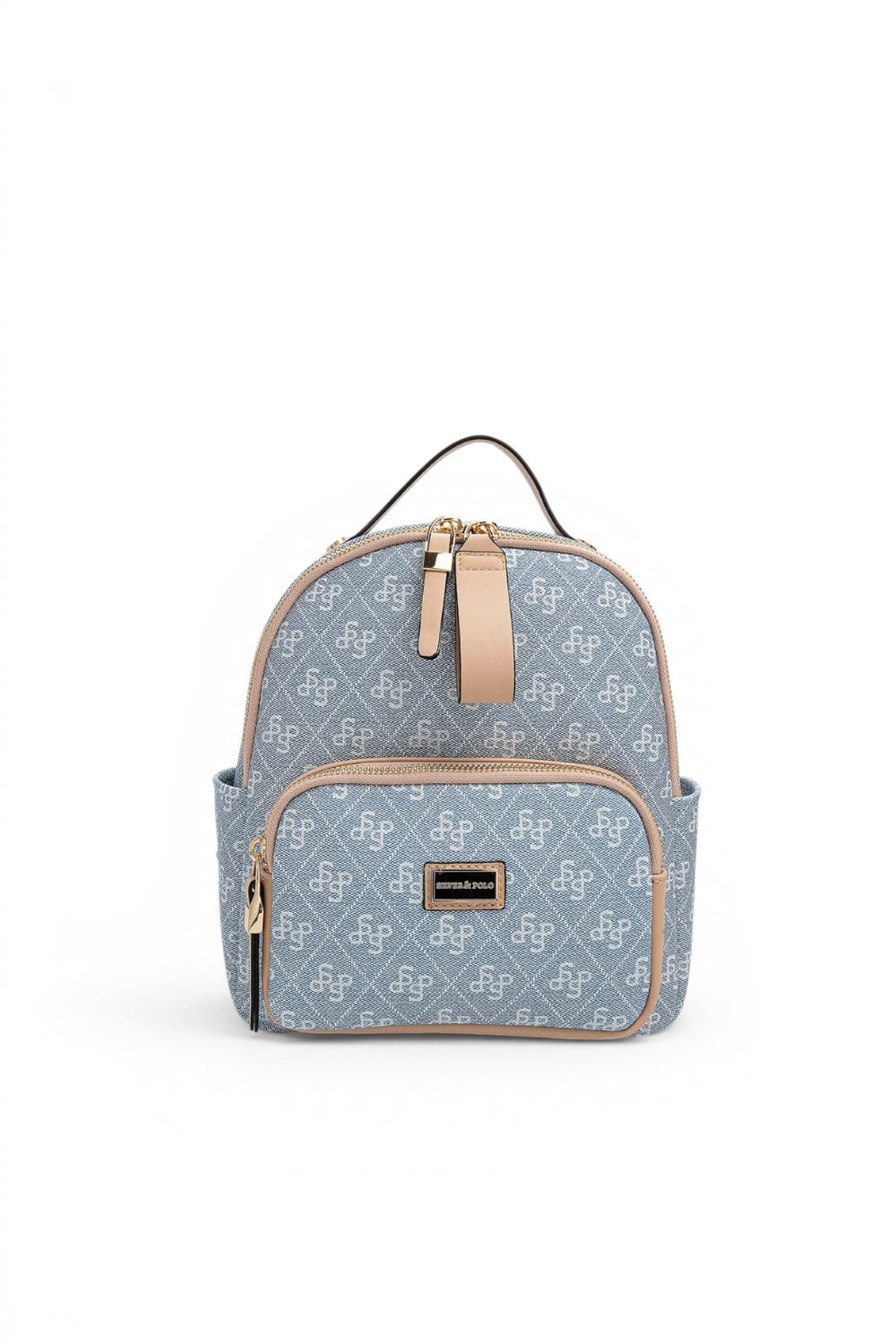 SP1130 Kadın Sırt Çantası Monogram Mavi - Ten SP1130-M178