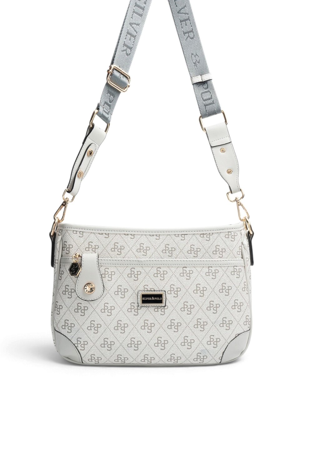 SP1160 Kadın Çapraz Çanta Monogram A.Gri - Gri SP1160-M178