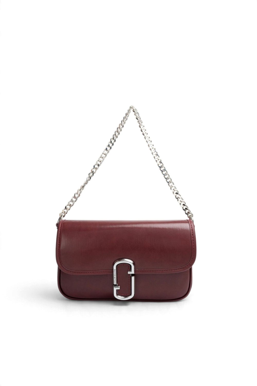 SP1171 Kadın Omuz Çantası Düz Cilt Bordo - Bordo SP1171-M224
