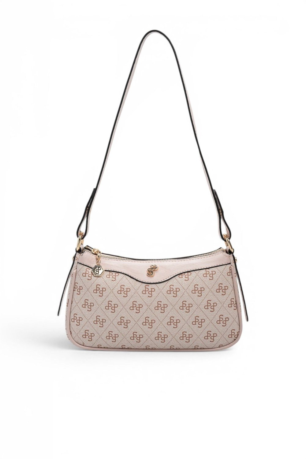 SP1274 Kadın Çapraz Çanta Monogram Pembe - Pudra SP1274-M178