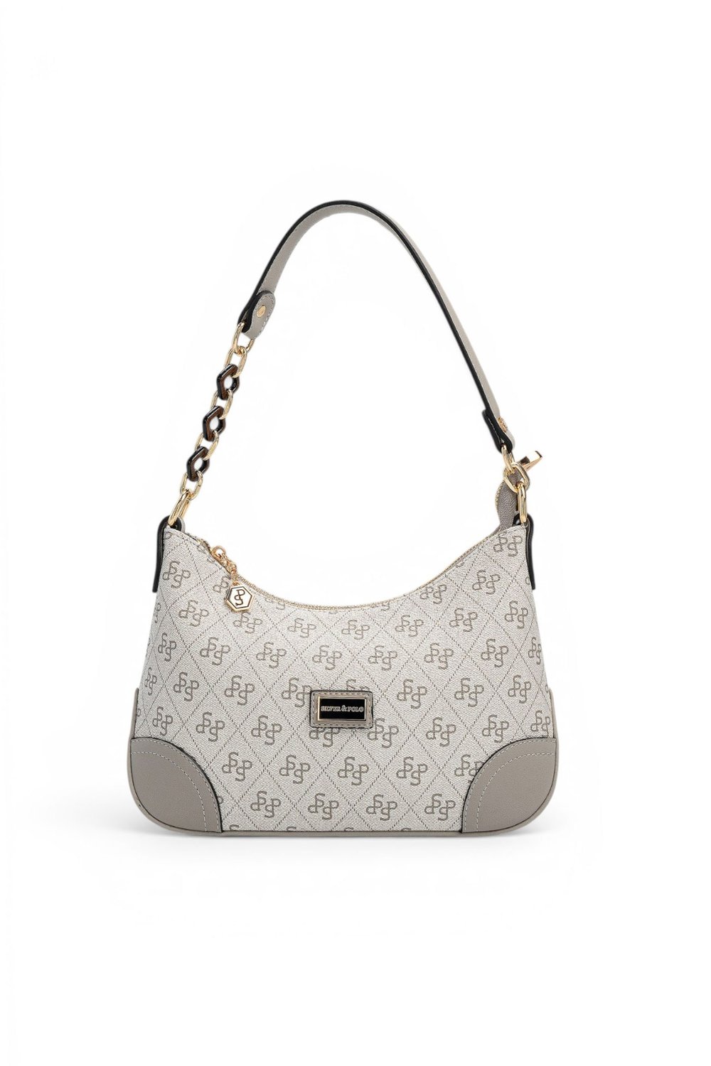SP1277 Kadın Omuz Çantası Monogram A.Gri - Gri SP1277-M178