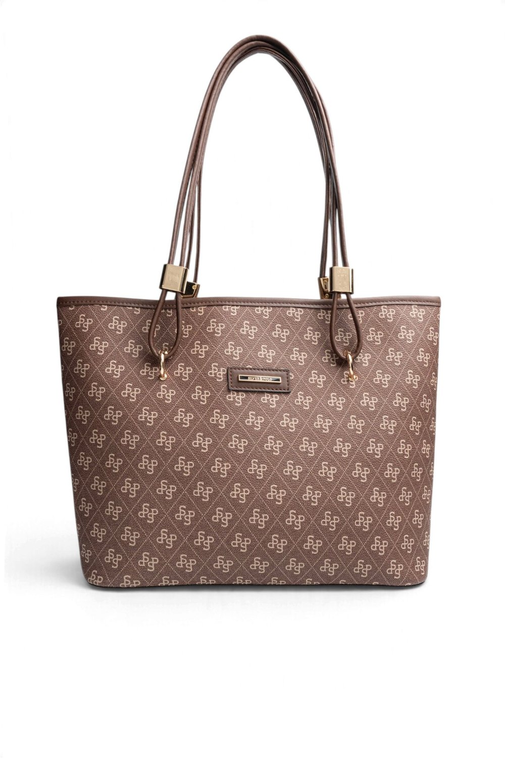 SP1282 Kadın Omuz Çantası Monogram Kahve - Kahve SP1282-M178