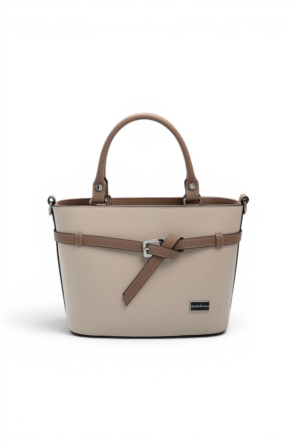 SP1283 Kadın El Çantası Düz Bej - Latte SP1283-M105