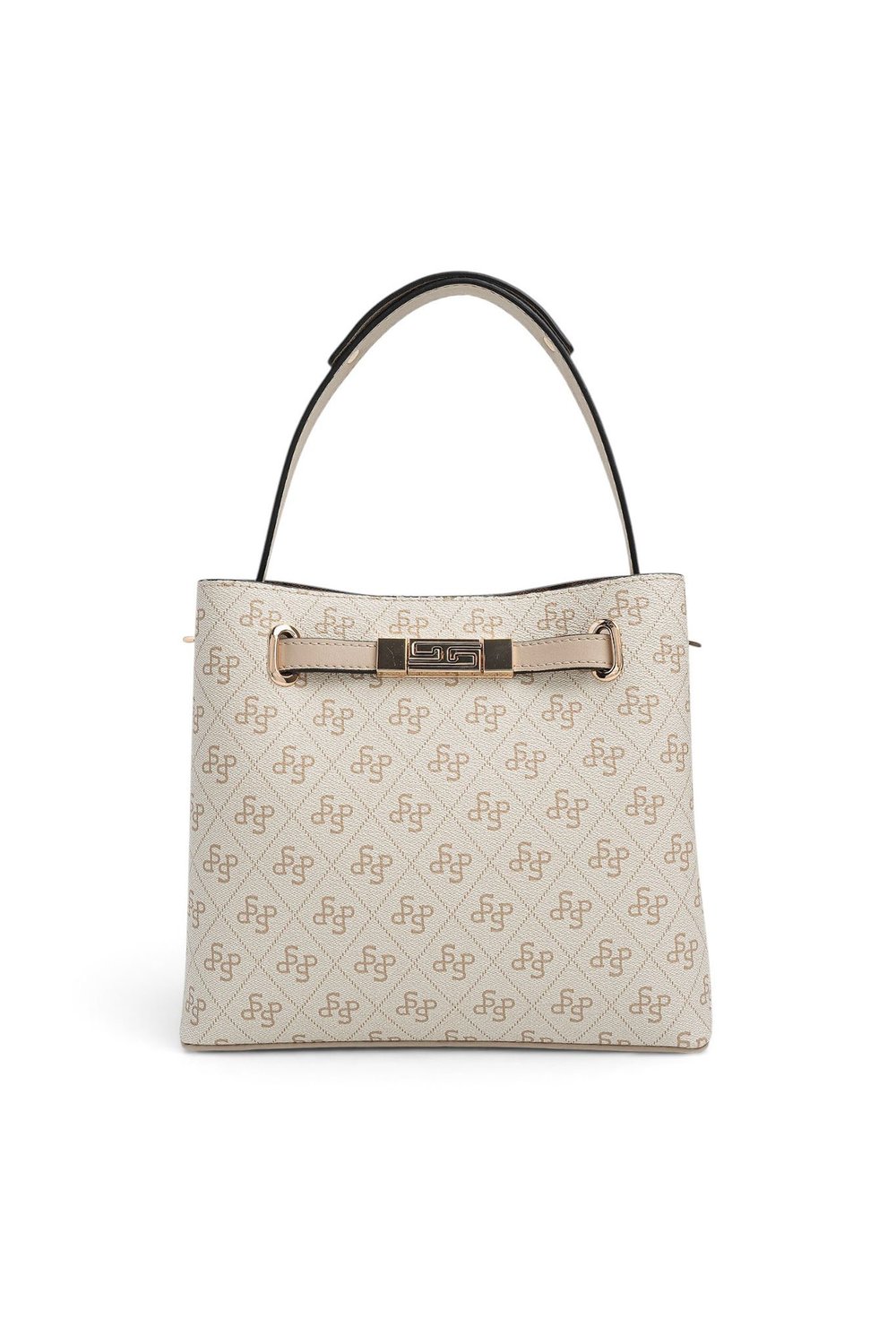 SP1293 El Çantası Monogram Bej - Kum SP1293-M178