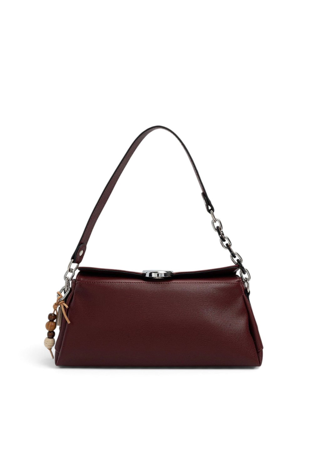 SP1294 Kadın Omuz Çantası Düz Bordo - Bordo SP1294-M105