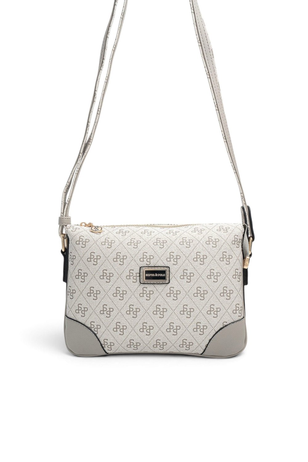 SP784 Kadın Çapraz Çanta Monogram A.Gri - Gri SP784-M178