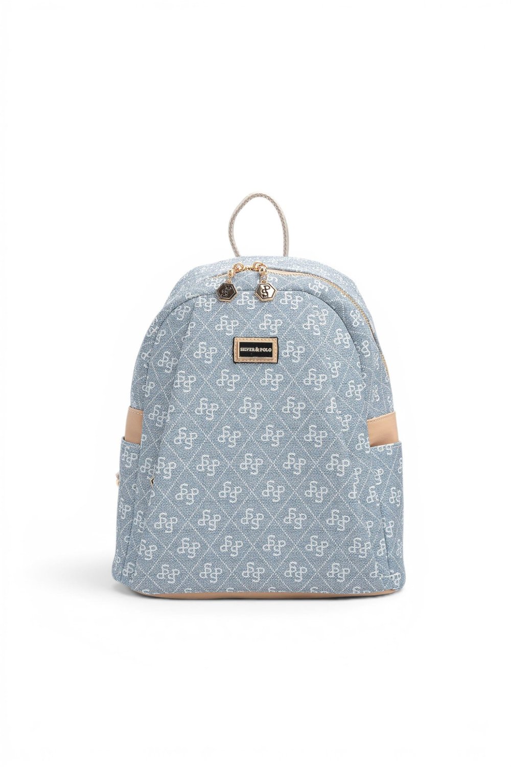 SP926 Kadın Sırt Çantası Monogram Mavi - Ten SP926-M178