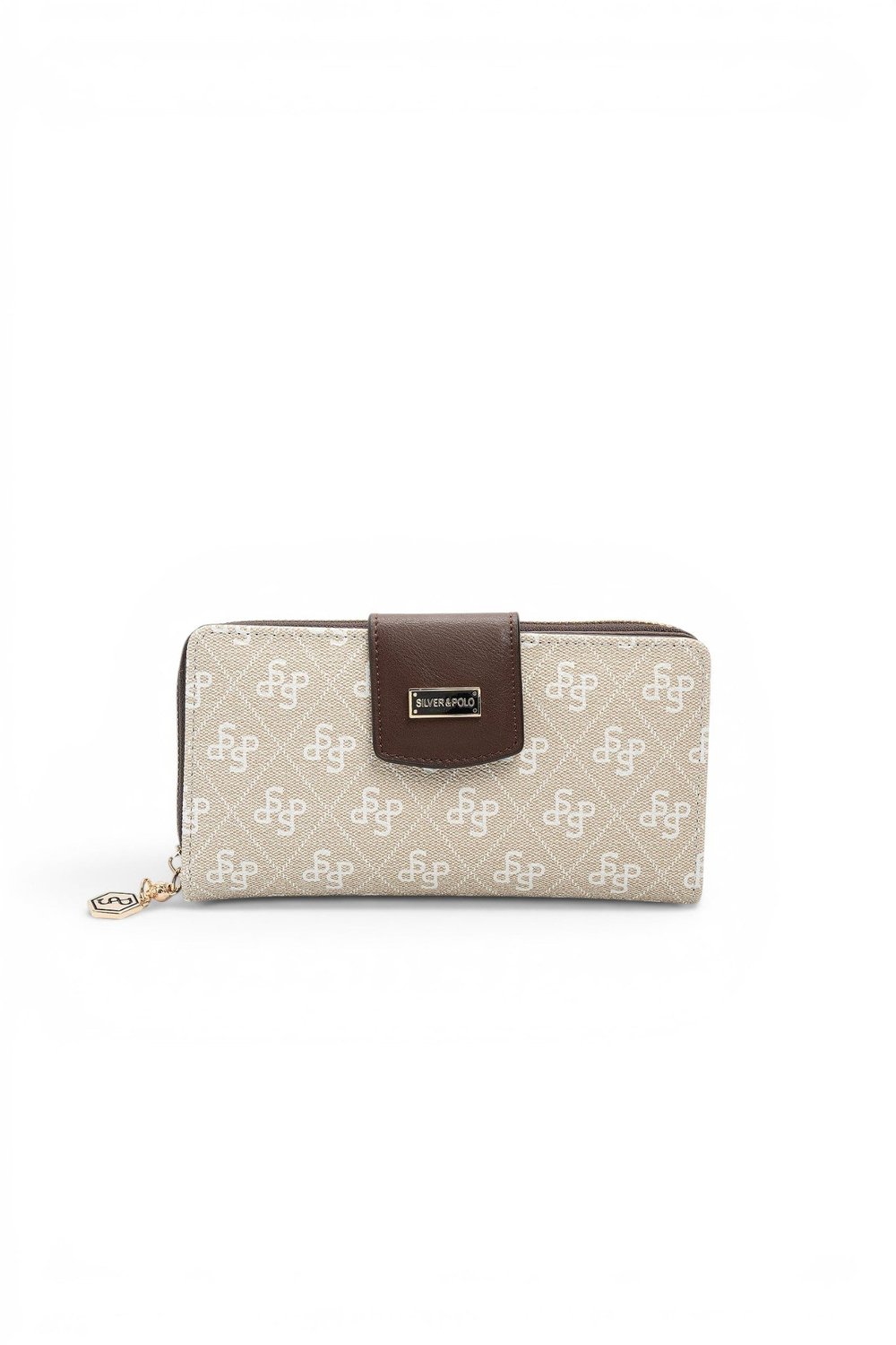 SP928 Kadın Cüzdan & Kartlık Monogram Taş - Kahve SP928-M178