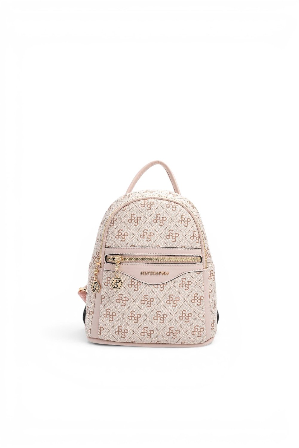 SP983 Kadın Sırt Çantası Monogram Pembe - Pudra SP983-M178