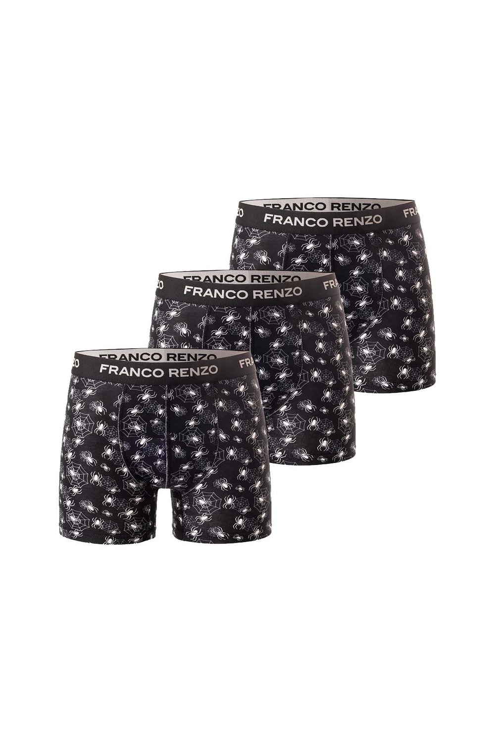 Pamuklu Likralı Baskılı 3'lü Set Erkek Boxer 
