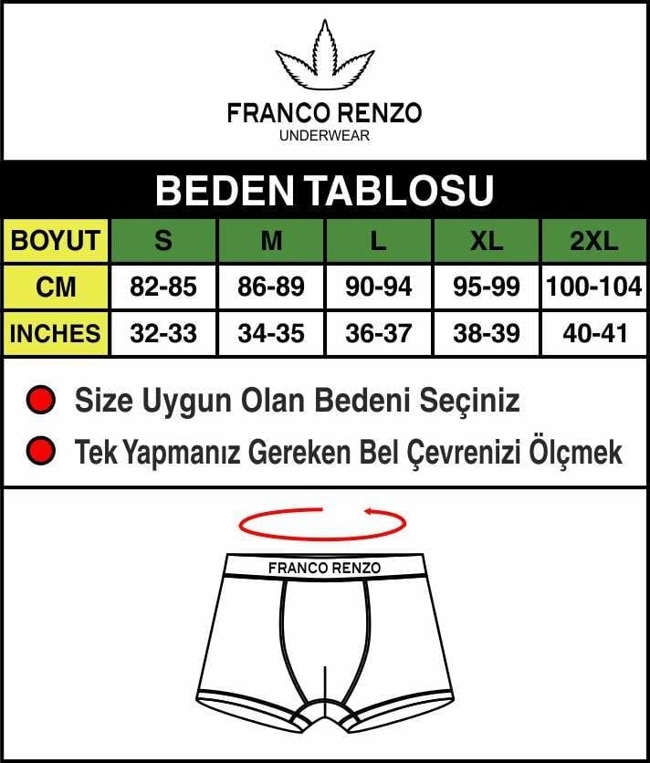Pamuklu Likralı Baskılı 3'lü Set Erkek Boxer  çağla