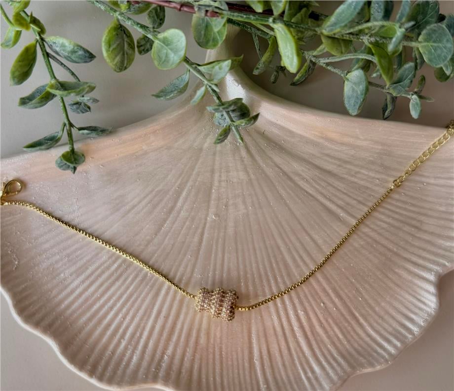 gold zirkon taşlı ayıcık bileklik