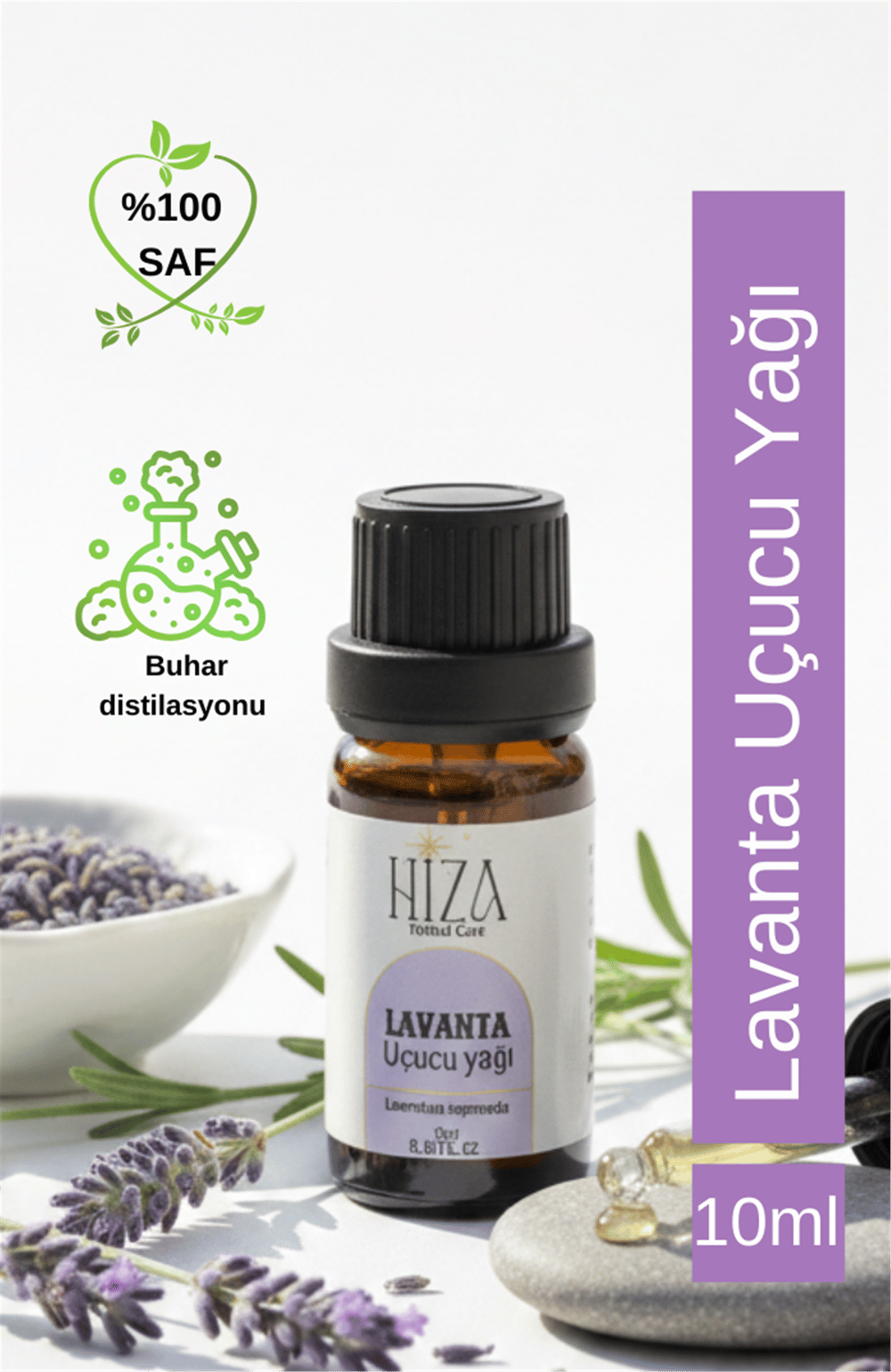 %100 DOĞAL LAVANTA YAĞI (İNTERMEDİA) 10 ML