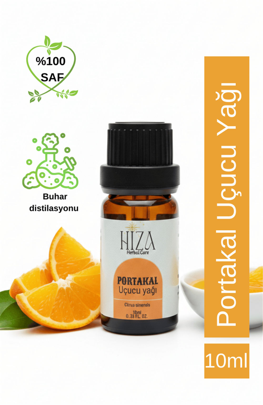 %100 DOĞAL PORTAKAL UÇUCU YAĞI 10 ML