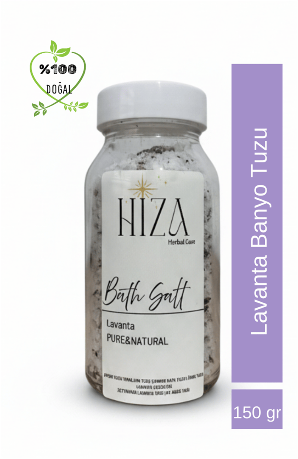DOĞAL YAĞ İÇERİKLİ LAVANTA BANYO TUZU 150 GR 150 GR