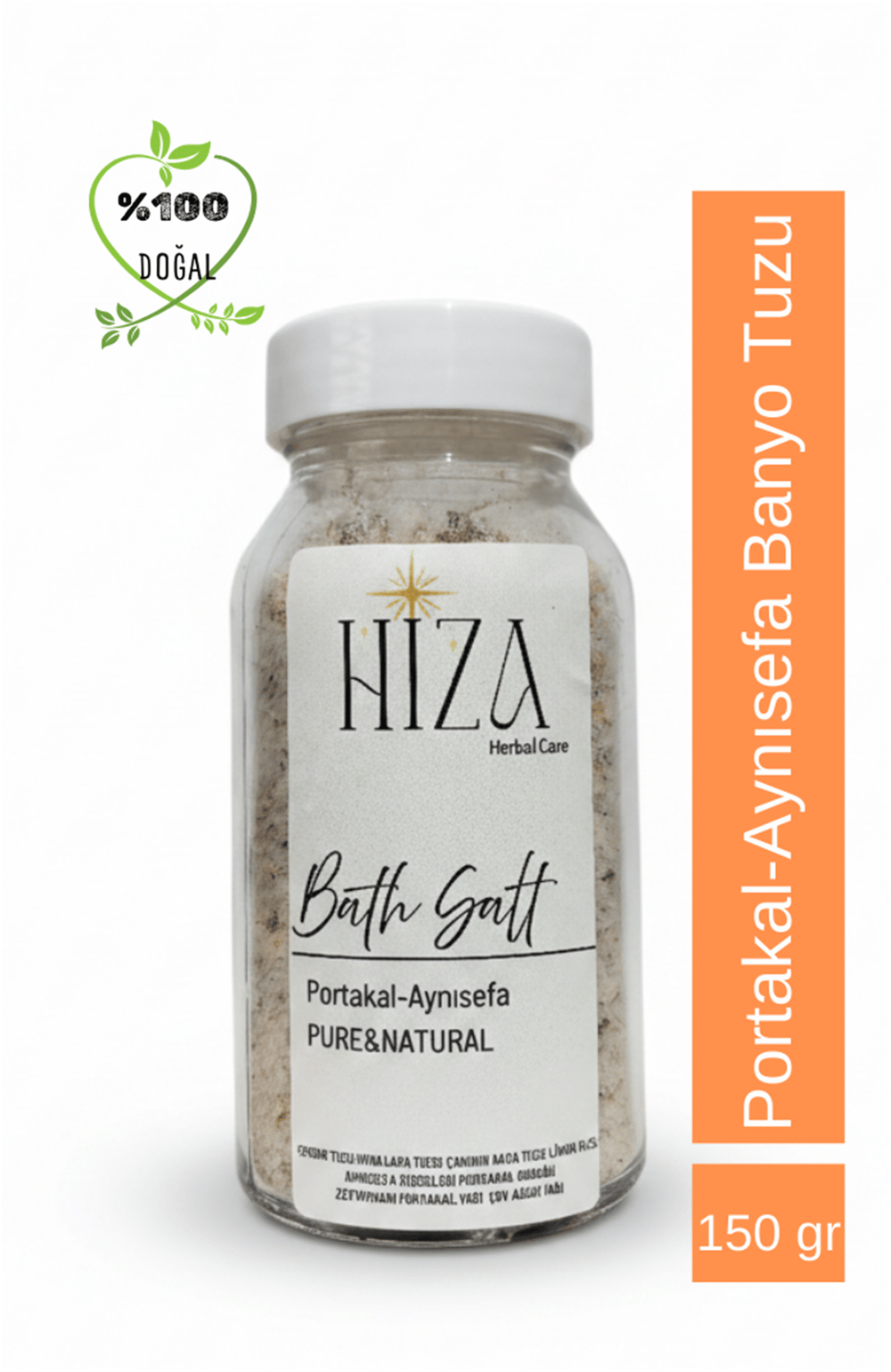 DOĞAL YAĞ İÇERİKLİ PORTAKAL AYNISEFA BANYO TUZU 150 GR 150 GR
