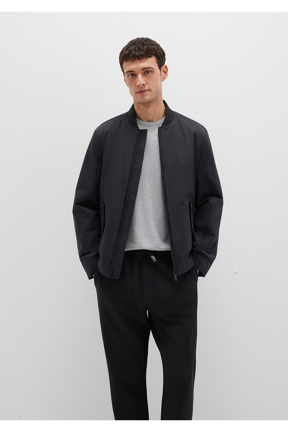 Black Siyah Bomber Ceket 0110616-71379