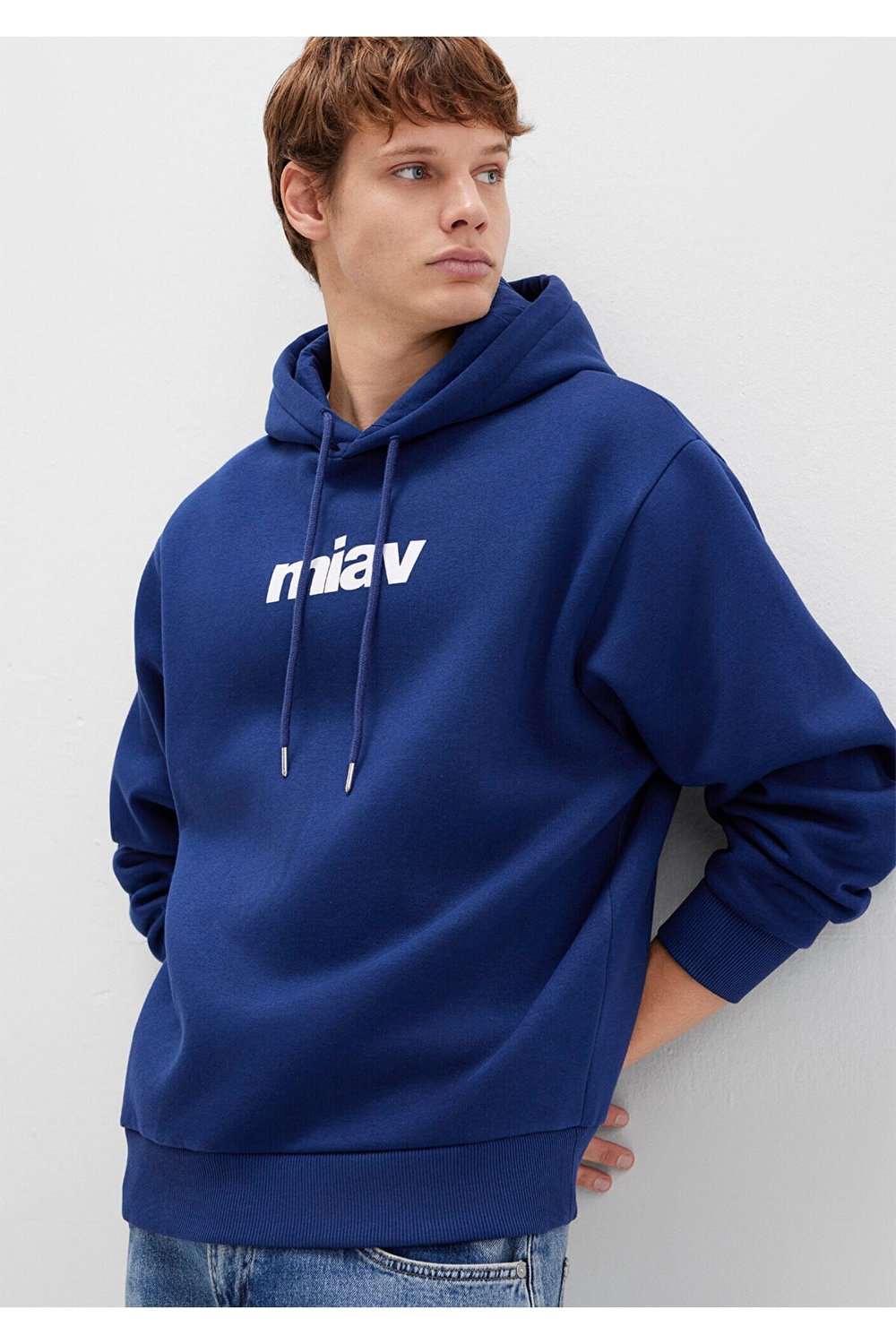 Miav Baskılı Kapüşonlu Sweatshirt 0S10001-70722