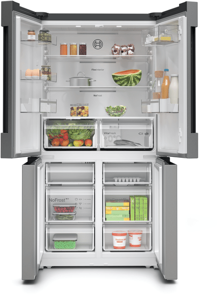 Serie 4 Gardırop Tipi Buzdolabı 183 x 90.5 cm Kolay temizlenebilir Inox, Total No Frost