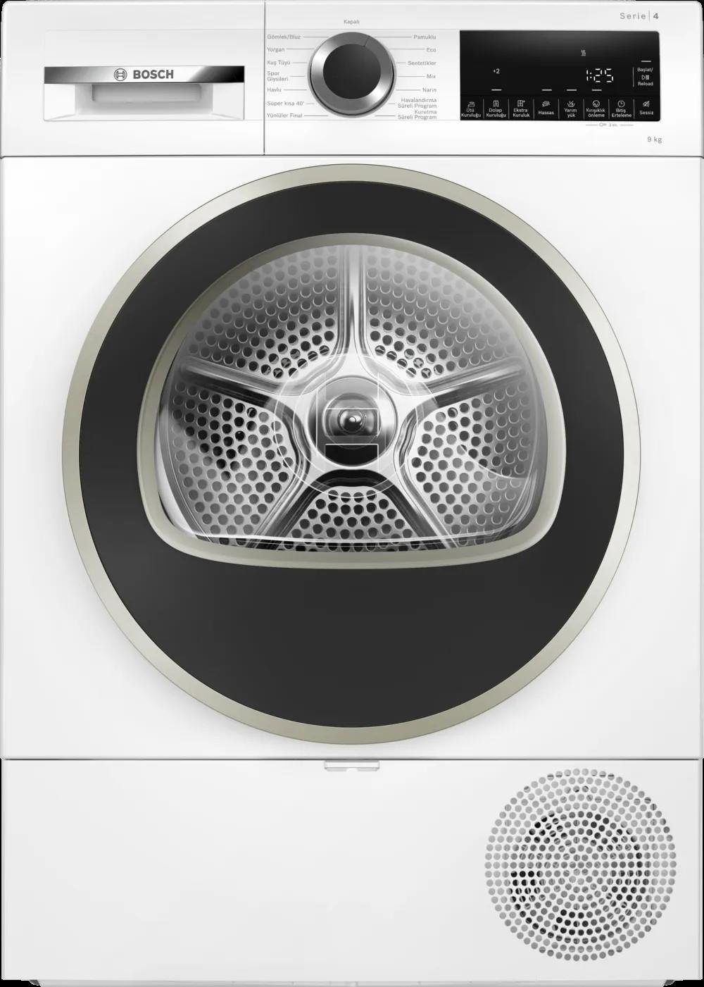 Serie 4 Isı Pompalı Kurutma Makinesi 9 kg WQA24201TR