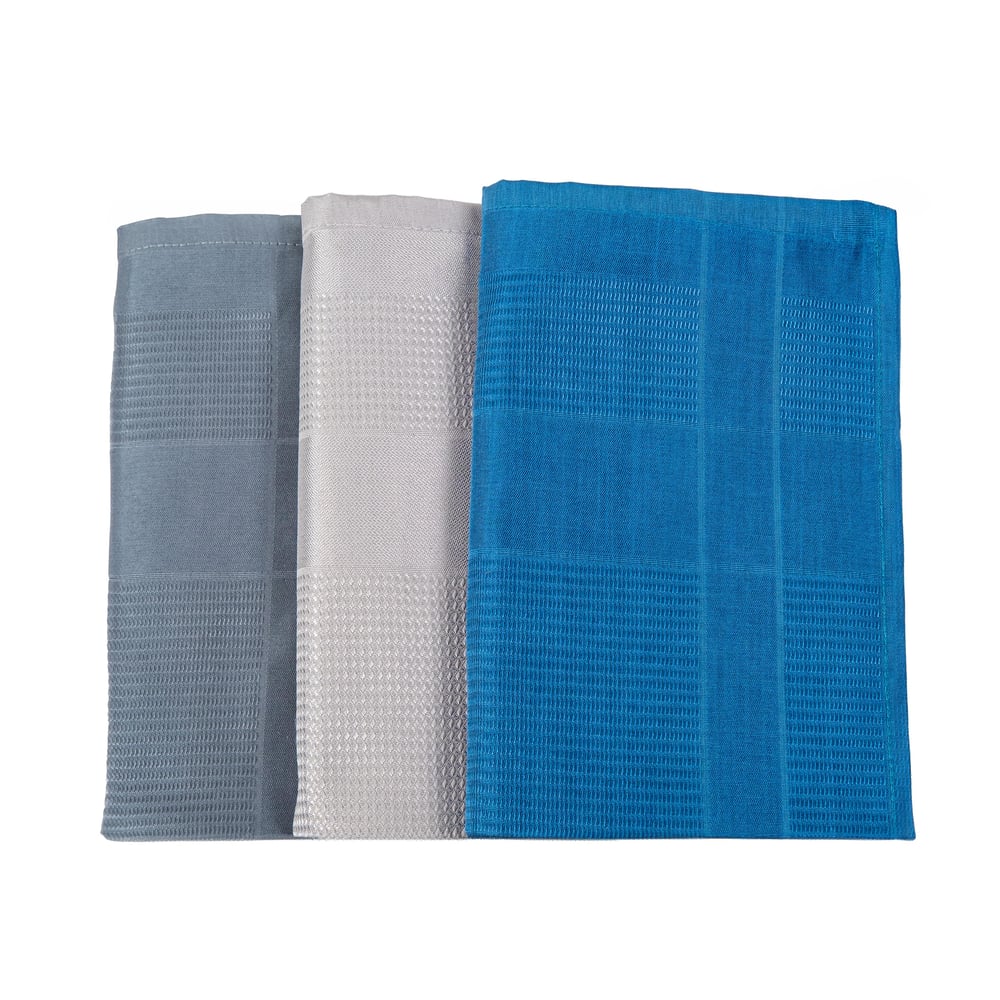 Sihirli Bez 3'lü Polyamid Antibakteriyel Mikrofiber Dekoratif Cam Mutfak Temizlik Bezi 42x70cm BYZ42703