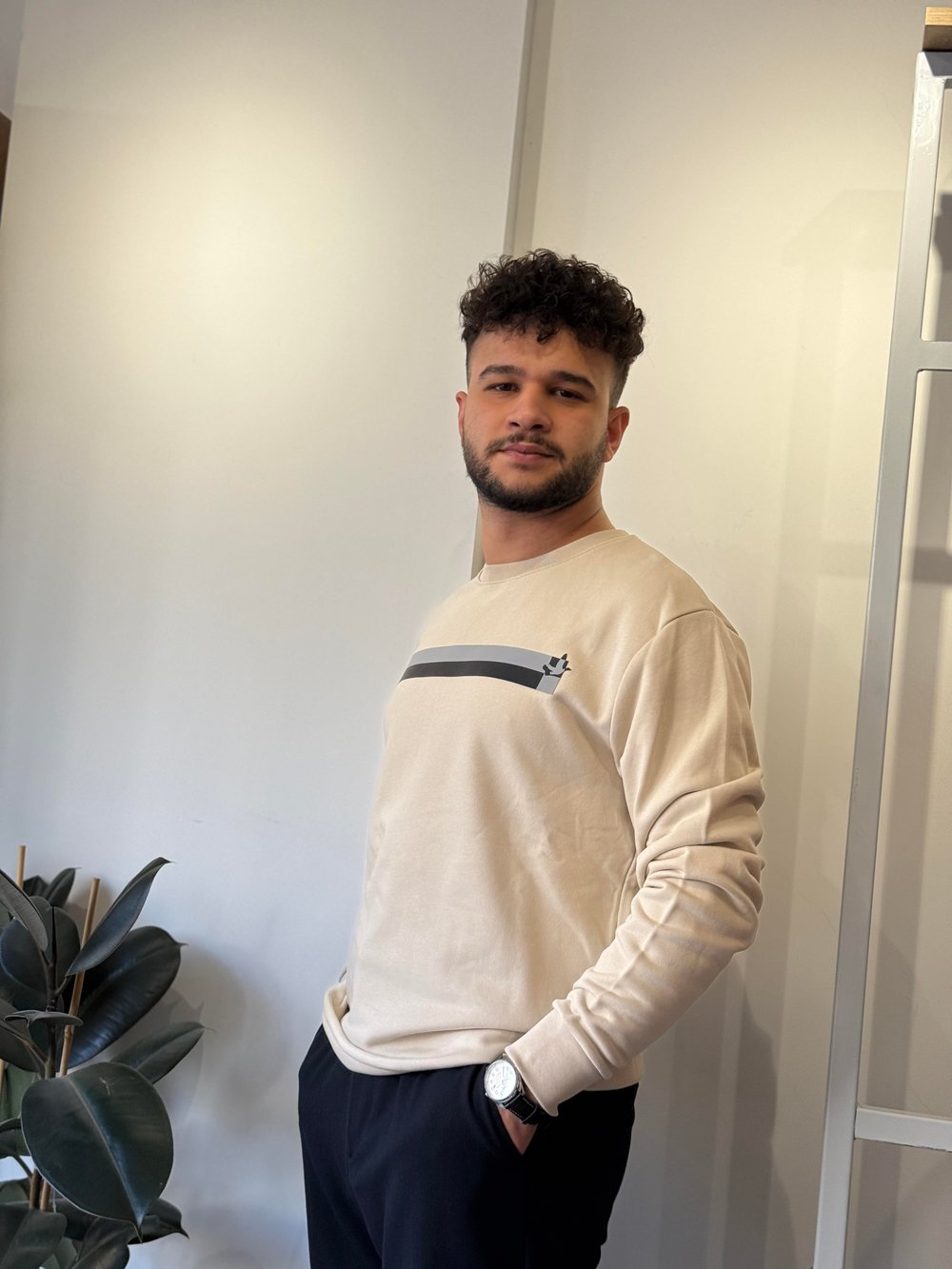 BEJ B*YMEN BASKILI SWEATSHIRT