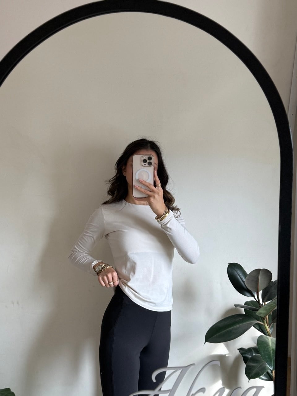 Siyah Marka Model İspanyol Paça Tayt 