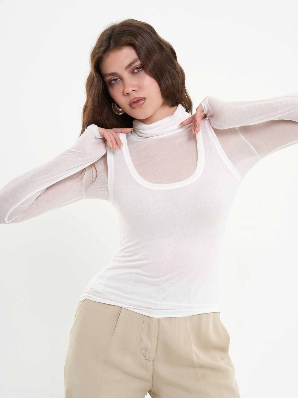 NATUREL KUMAŞ 2`Lİ BLUZ