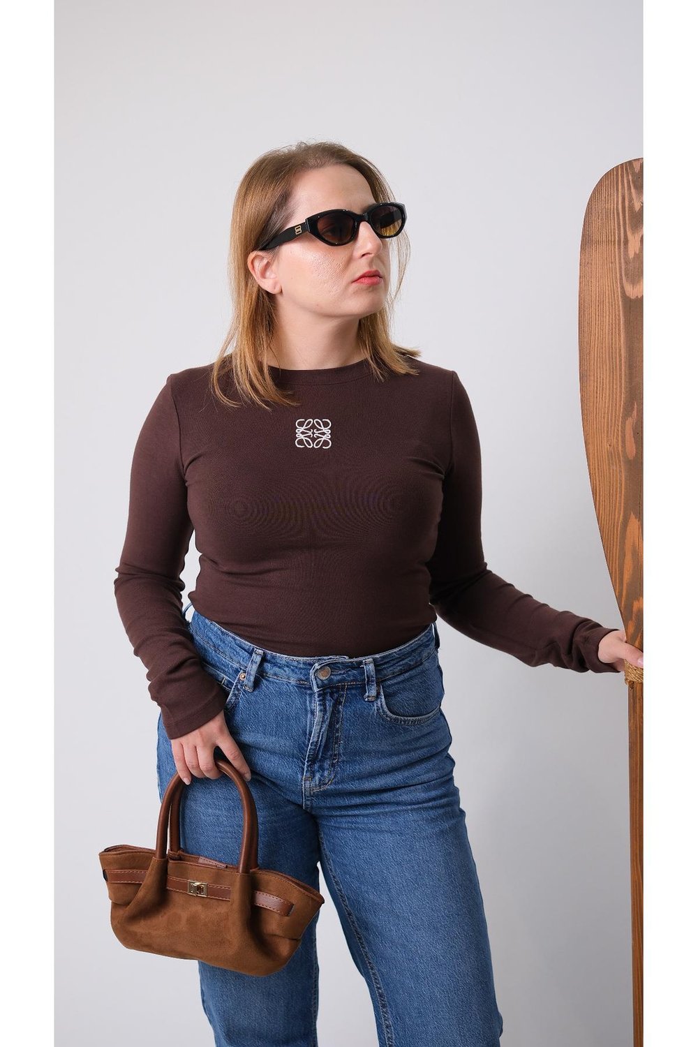 Marka Model Yumoş Kahve Bluz