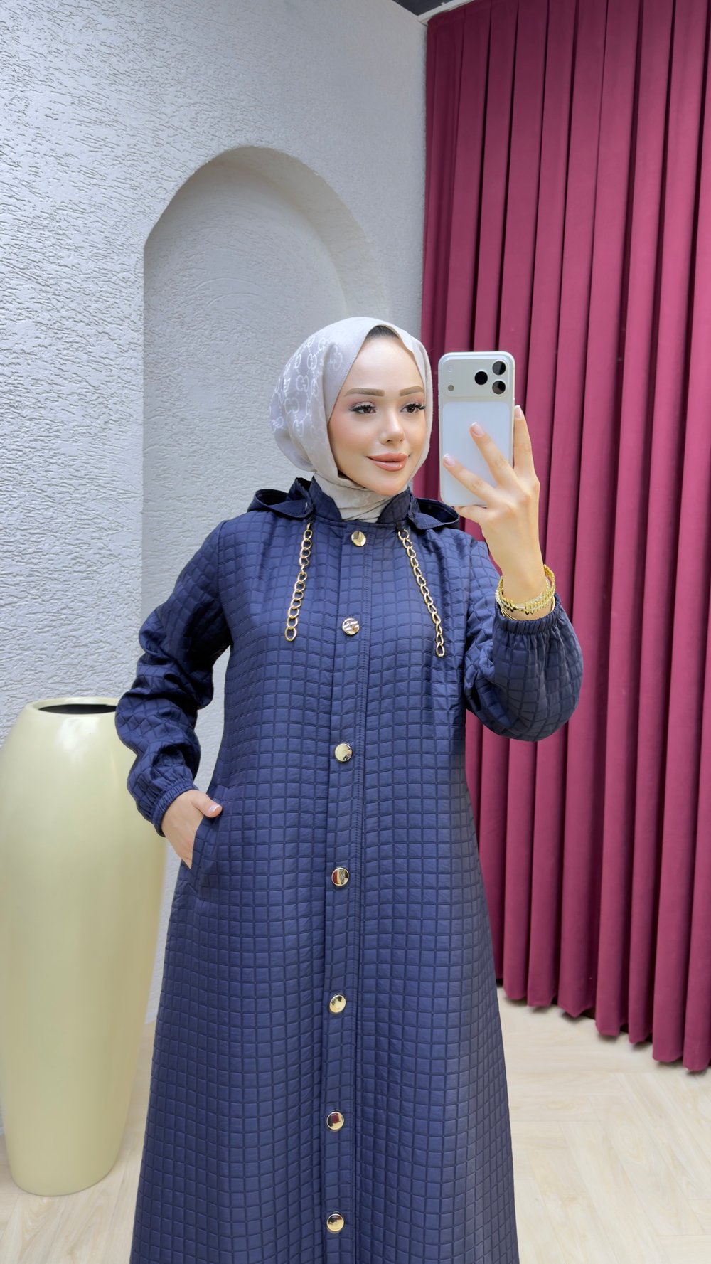Başak Kapitone Kap 2070 Lacivert