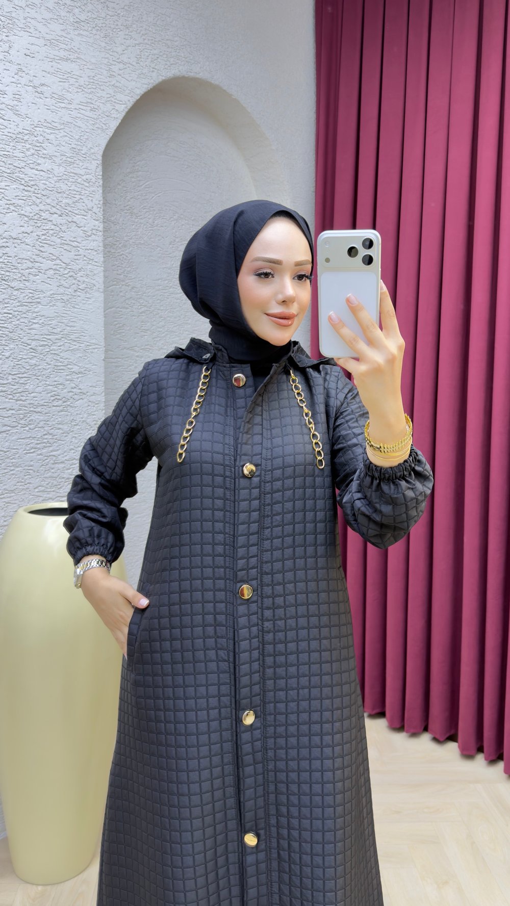 Başak Kapitone Kap 2070 Siyah