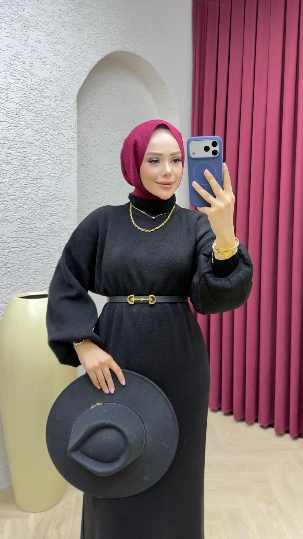 Buse Elbise 3048 Siyah