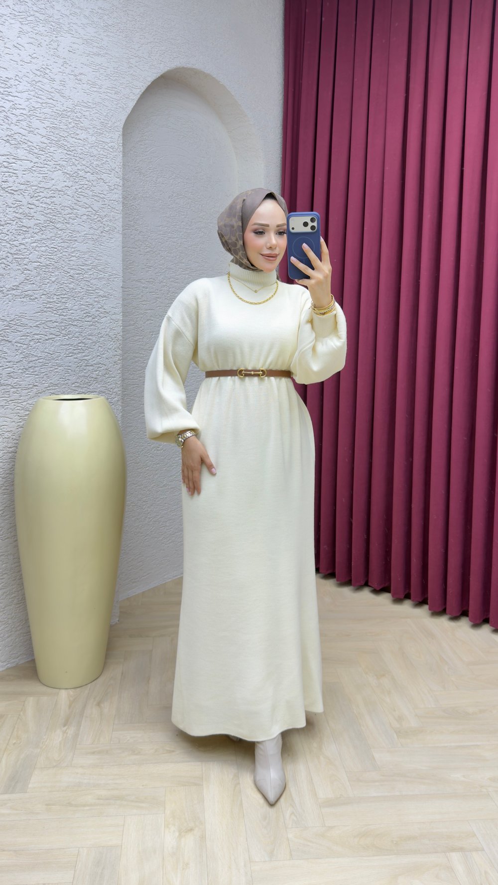 Buse Elbise 3048 Ten