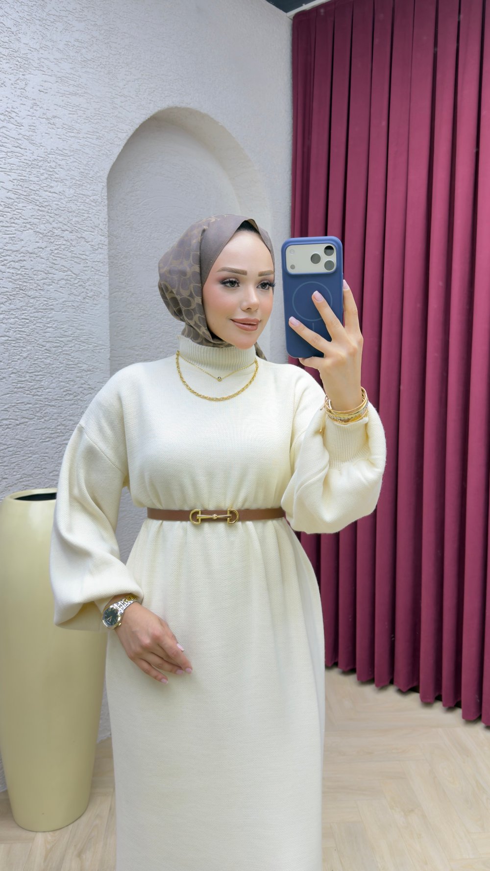 Buse Elbise 3048 Ten