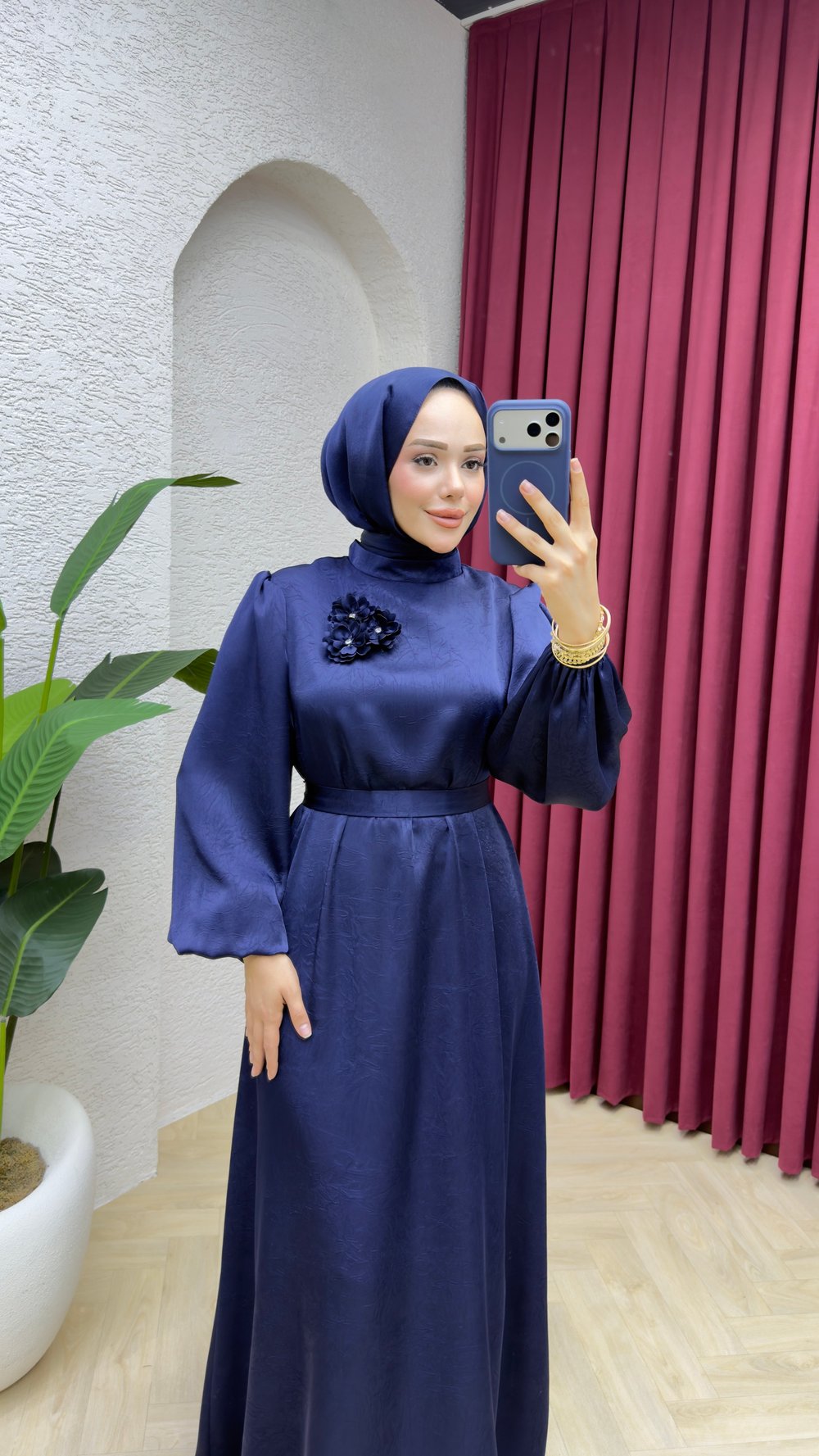 Ceren Elbise 1037 Lacivert