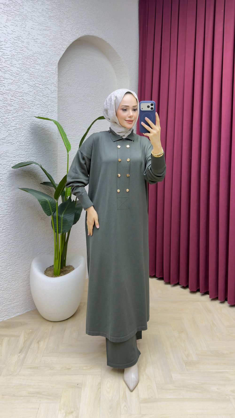 Dilara Merserize Takım 7041 Yeşil