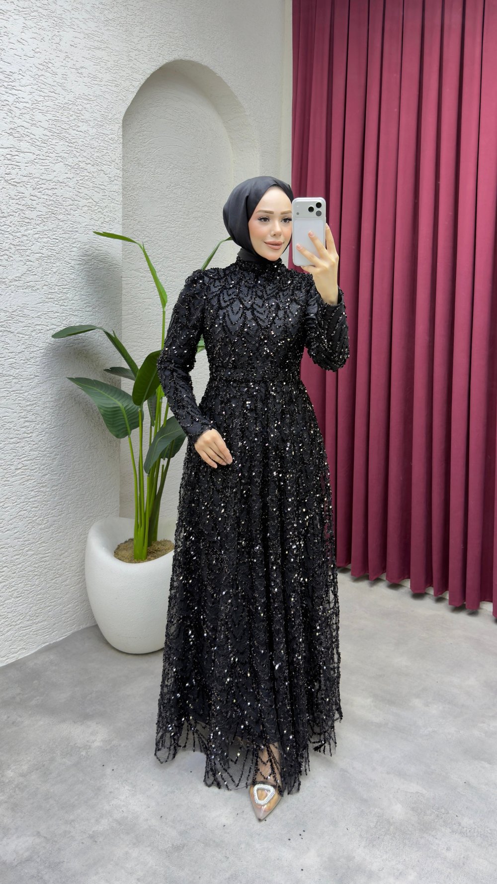 Hümeyra Abiye 1026 Siyah