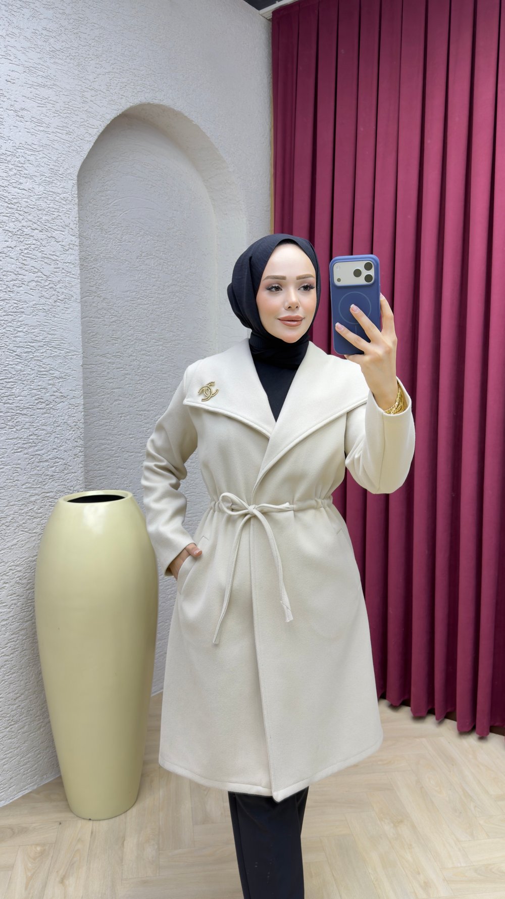 Kruvaze Kaşe Kaban 1008 Taş