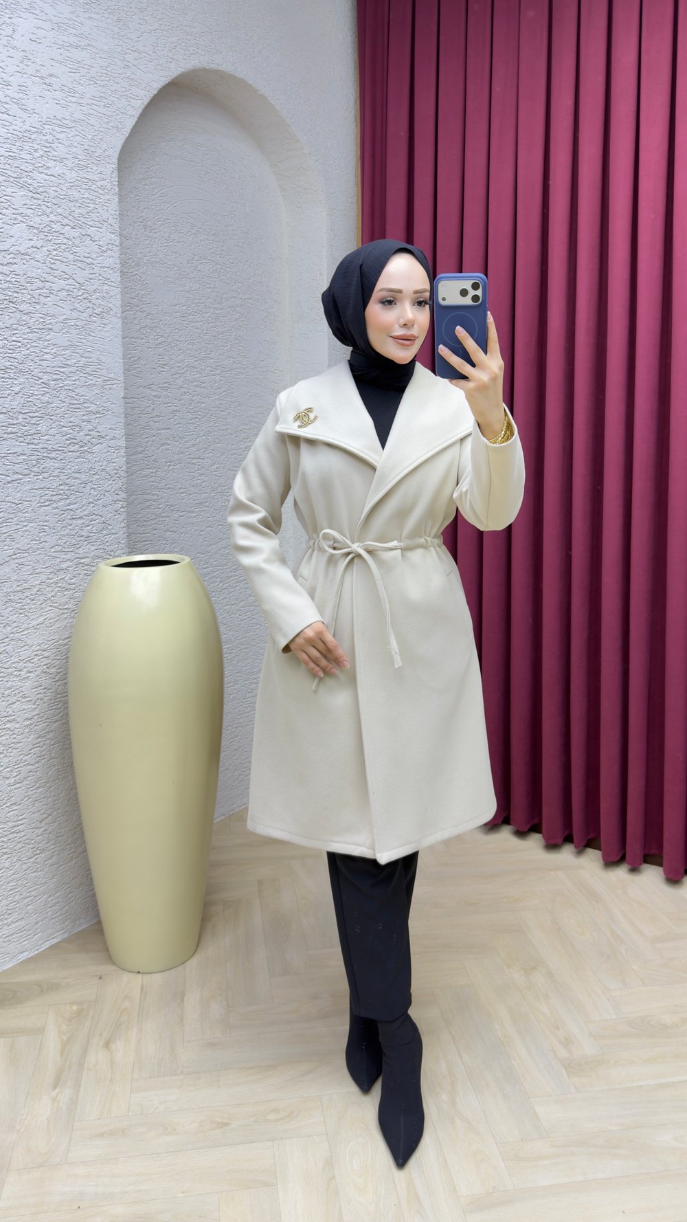 Kruvaze Kaşe Kaban 1008 Taş