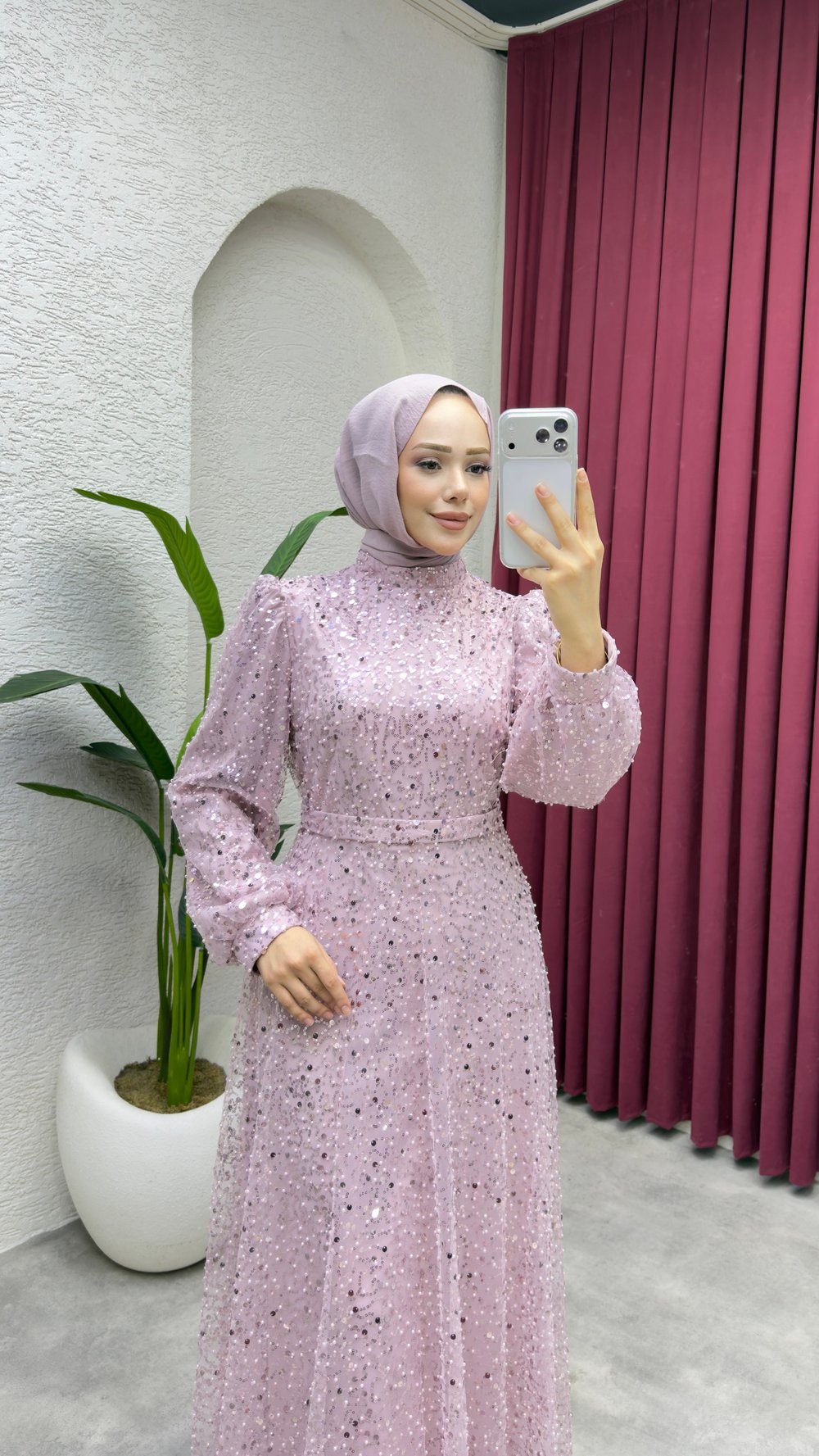 Maral Pullu Abiye 6653 Pudra