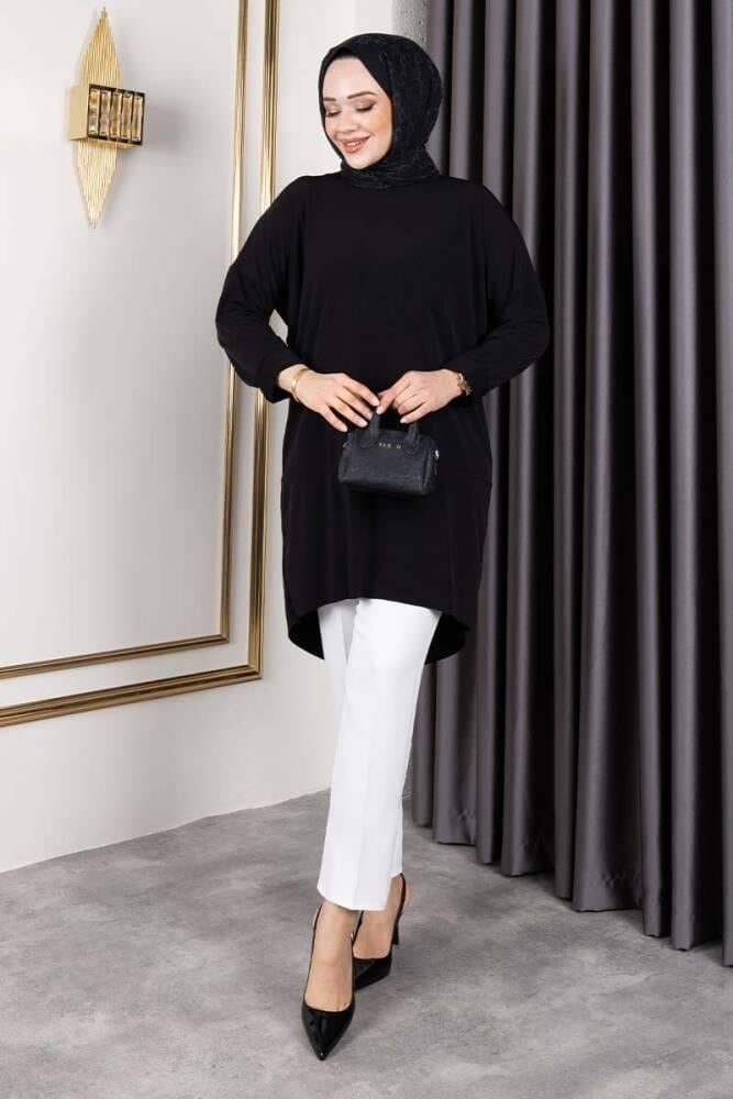 Sandy Makas Tunik 1002 Siyah